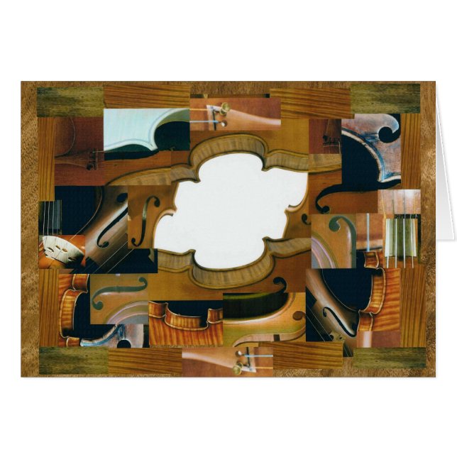 Cartão Janela do violino (Frente Horizontal)