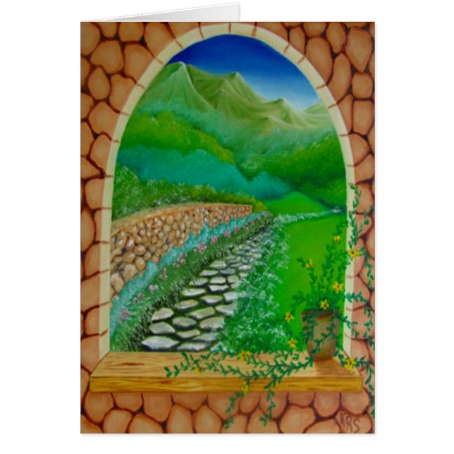 Cartão Janela - Modo Montanha (Frente)