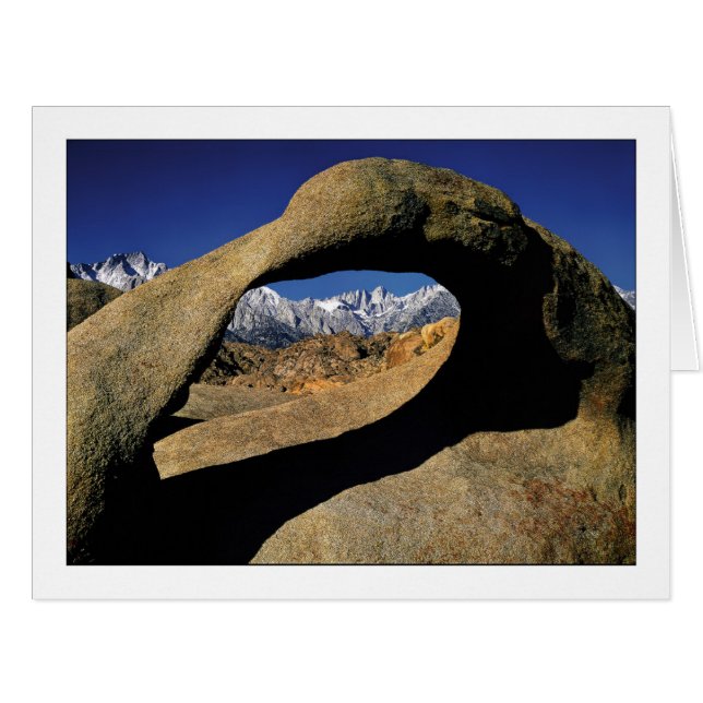 Cartão "Janela para Whitney" (Frente horizontal)