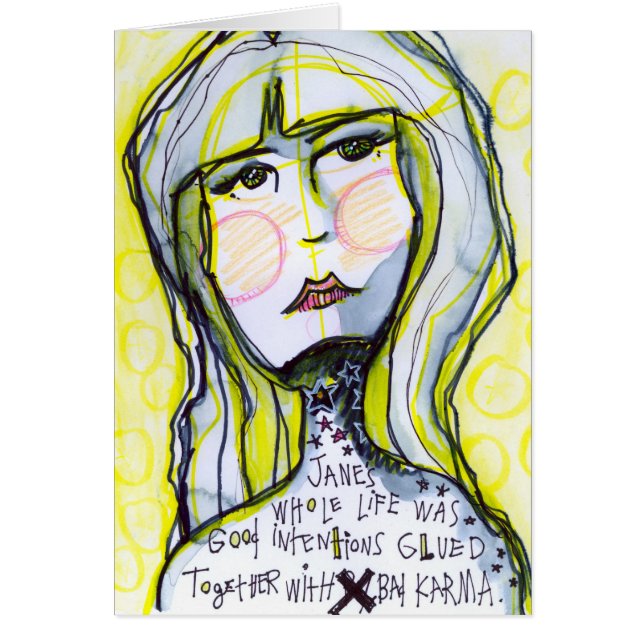 Cartão Janes Boas Intenções (Frente)