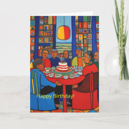 Cartão Jantar de Aniversário