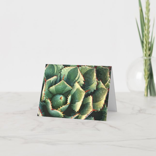 Cartão Japanese agave notecard (Frente)