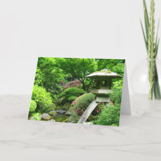 Cartão Japanese Garden Postcard