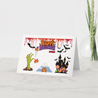 Cartão Japanese Halloween 2026 with Mount Fuji