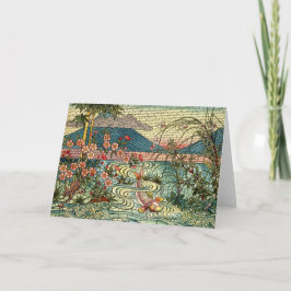 Cartão Japanese Window Design