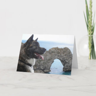 Cartão Japaness Akita