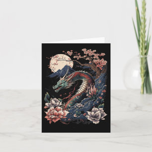 Cartão Japonês - Aestic Dragon Japonês Art Japan Tatto