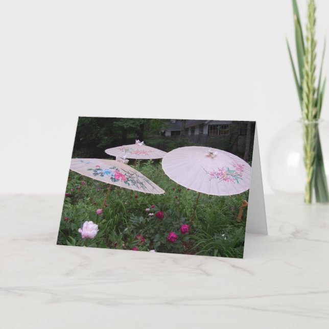 Cartão Jardim 2008 da peônia (Frente)