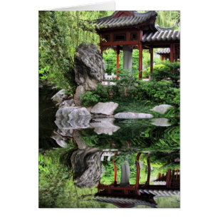 Cartão Jardim chinês