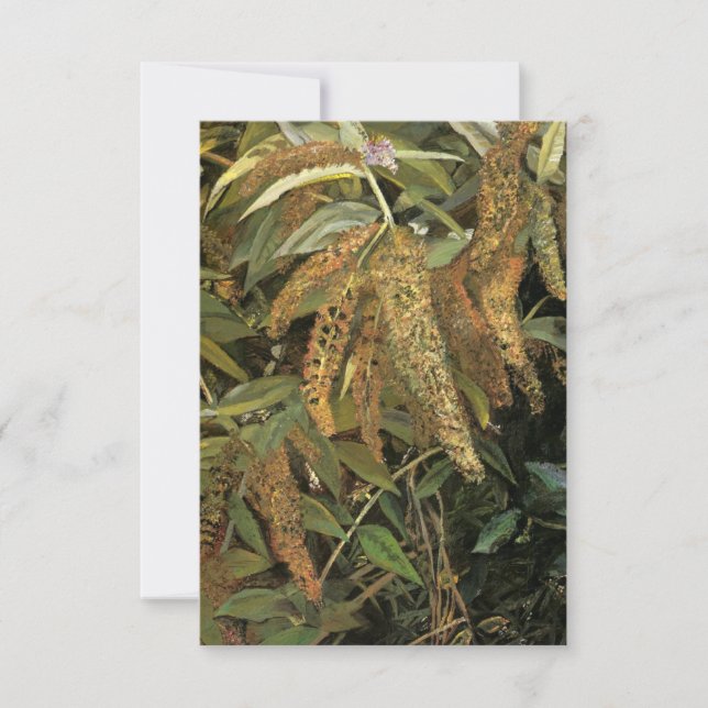 Cartão Jardim da Janela (por Lucian Freud) (Frente)