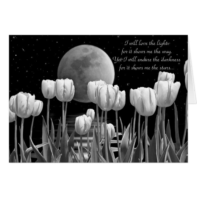 Cartão Jardim da Lua (Frente horizontal)