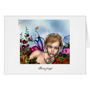 Cartão jardim da mágica