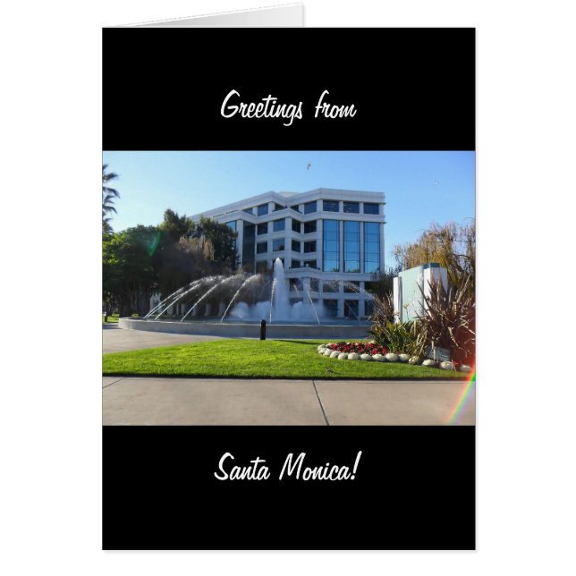 Cartão Jardim d'água (Frente)