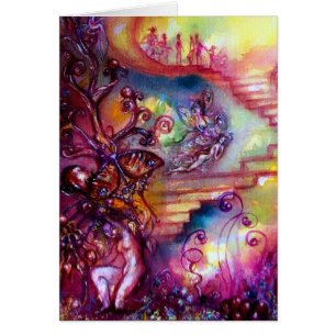 CARTÃO JARDIM DAS SOMBRAS PERDIDAS/ESCADAS MÍSTICAS