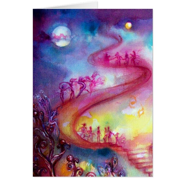 CARTÃO JARDIM DAS SOMBRAS PERDIDAS/ESCADAS MÍSTICAS (Frente)