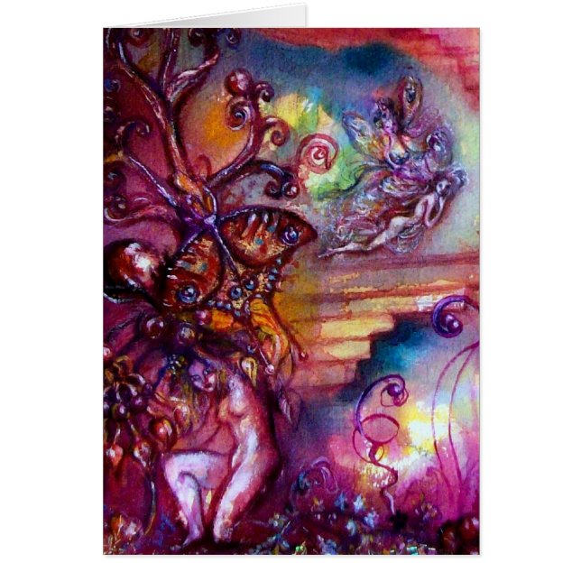 CARTÃO JARDIM DAS SOMBRAS PERDIDAS/ESCADAS MÍSTICAS (Frente)