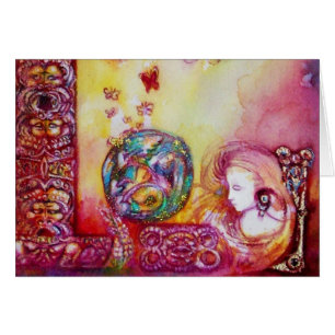 CARTÃO JARDIM DAS SOMBRAS PERDIDAS - FAERY E BOTTERFLIOS