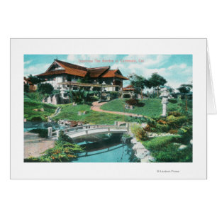 Cartão Jardim de Chá Japonês ViewCoronado, CA
