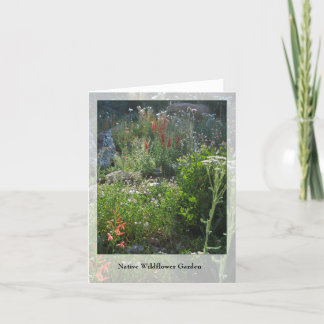 Cartão Jardim de Flores Selvagens - Notecard Nativo