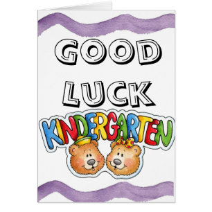 Cartão Jardim de infância