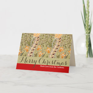 Cartão Jardim de Narcisos Flor Clássica Bota William Morr