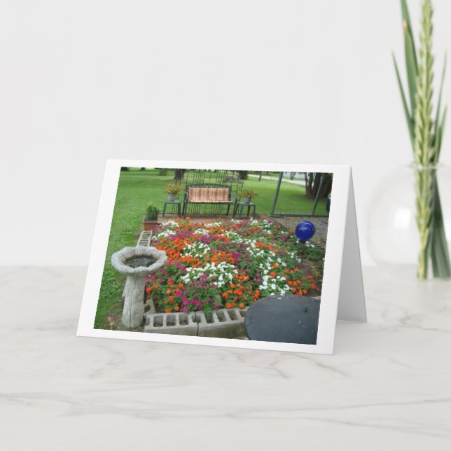 Cartão Jardim de Oração (Frente)