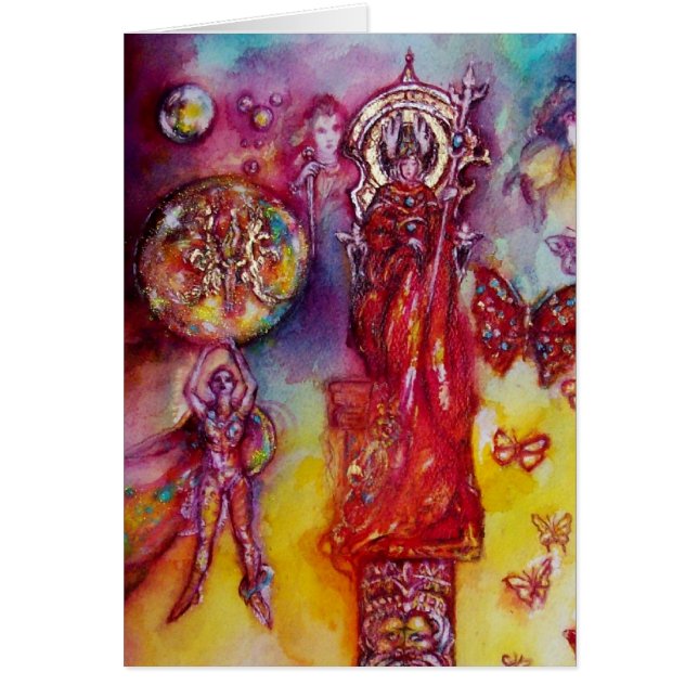 CARTÃO JARDIM DE SOMBRA PERDIDA, FAERY E BORRACHAS (Frente)