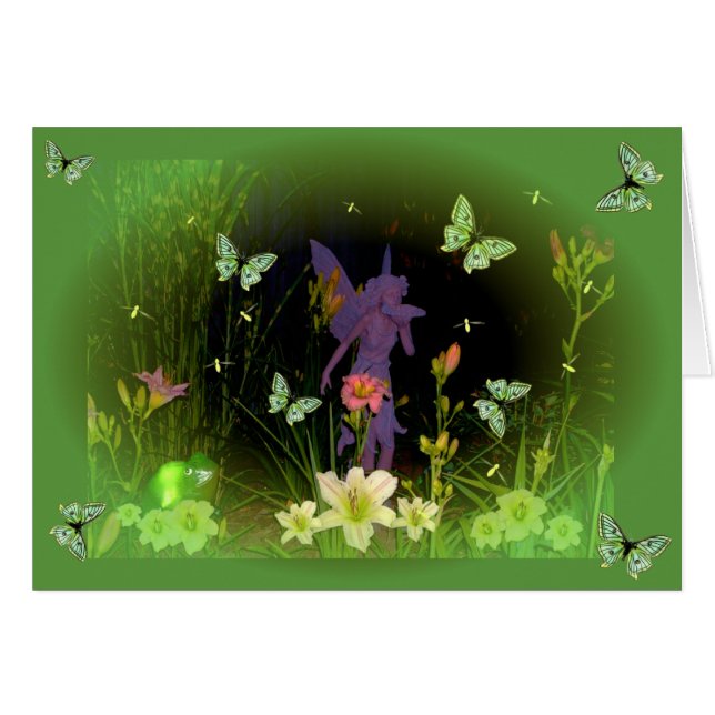 Cartão Jardim do vaga-lume (Frente Horizontal)