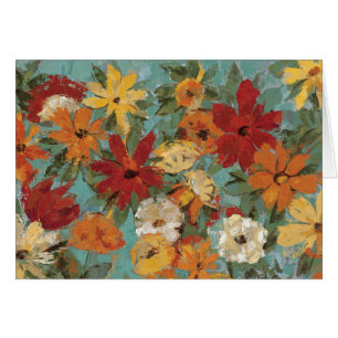 Cartão Jardim expressivo brilhante