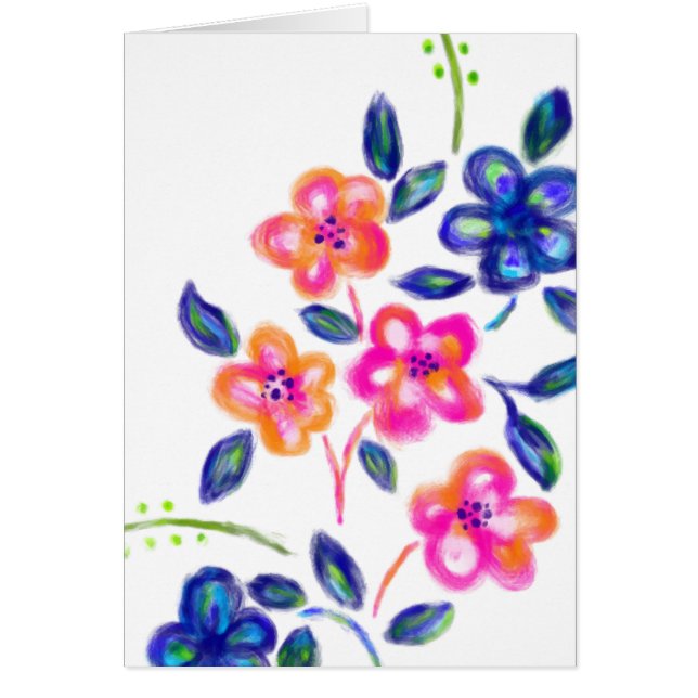 Cartão Jardim Flor (Frente)