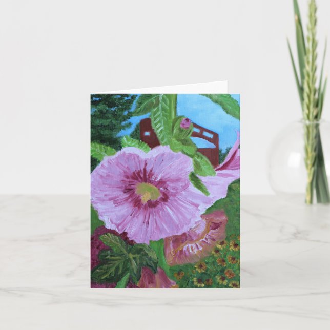 Cartão Jardim Flor de Emil Nolde (Frente)