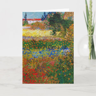 Cartão Jardim Flor, Van Gogh