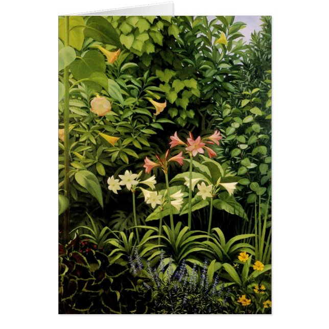 Cartão Jardim Luxuriant (Frente)
