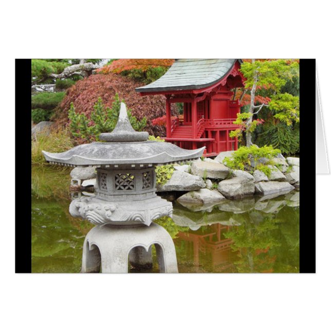 Cartão Jardim Oriental (Frente Horizontal)