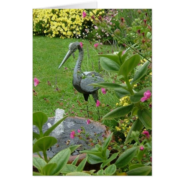 Cartão Jardim pacífico (Frente)