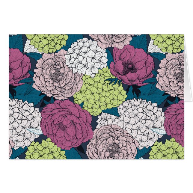 Cartão Jardim primavera (Frente Horizontal)