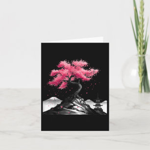 Cartão Jardim Sakura Japão Monte Fuji Cherry Blo