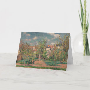 Cartão Jardim sob Luz Solar Plena, Camille PIssarro, 1876