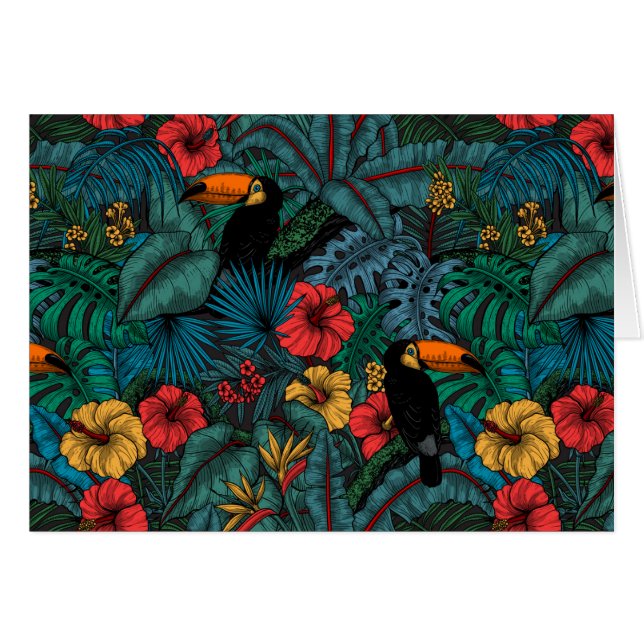 Cartão Jardim tucano (Frente Horizontal)