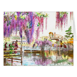 Cartão Jardim Wisteria 1908