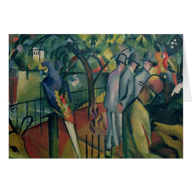 Cartão Jardim zoológico mim, 1912 (Frente Horizontal)