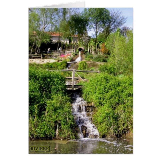 Cartão Jardin de Martel, France (Frente)