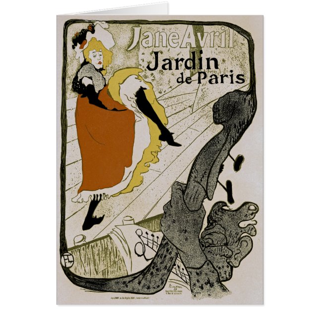 Cartão Jardin de Paris (Frente)