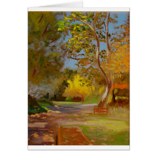 Cartão Jardins de Descanso na queda