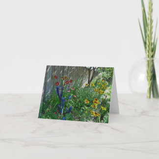 Cartão Jardins Notecard-Blue