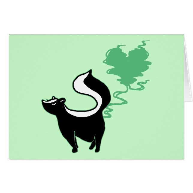 Cartão Jaritataca fedido do amor (Frente Horizontal)