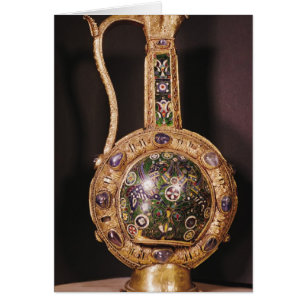 Cartão Jarro de água apresentado a Charlemagne