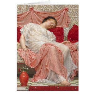 Cartão Jasmine por Albert Joseph Moore, Victoriano de Bel
