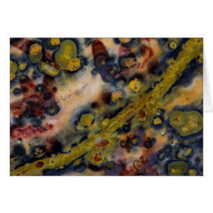 Cartão Jasper Oceano close-up abstrato