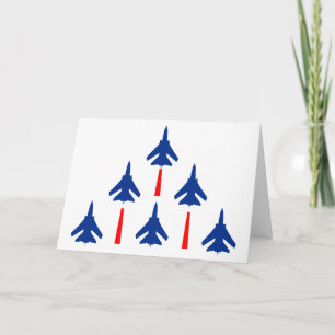 Cartão Jatos militares